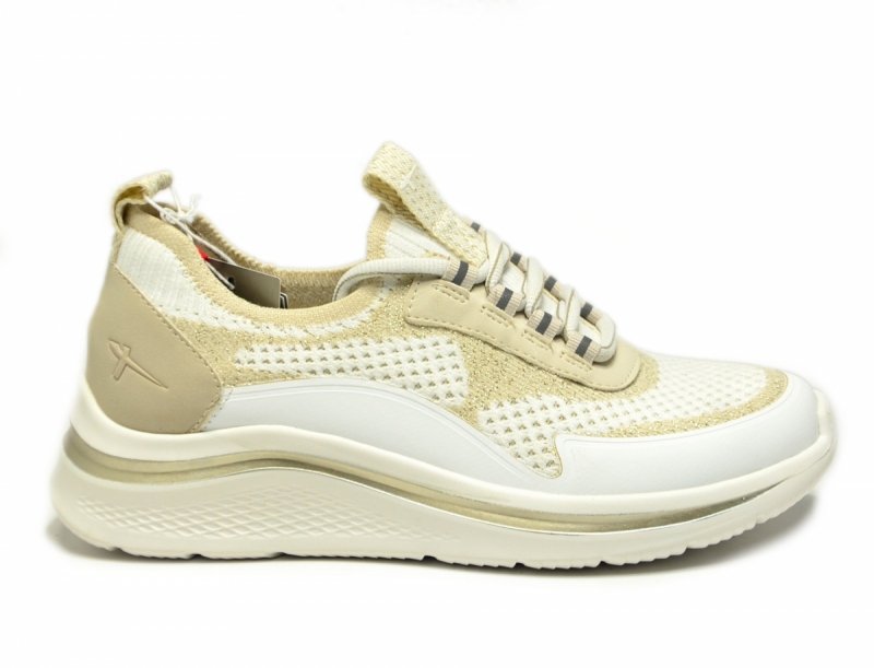 Sneakersy 40 TAMARIS 83727 półbuty białe beżowe
