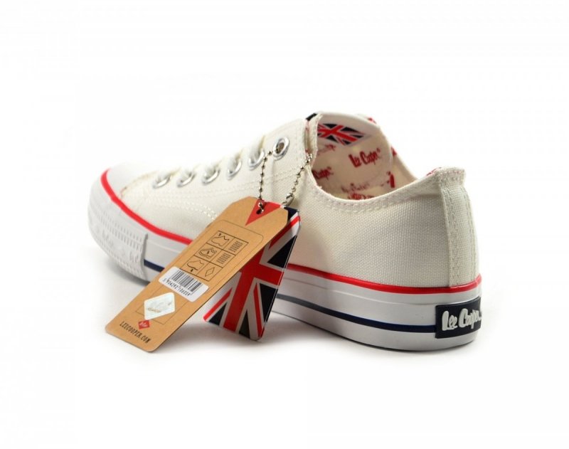Półbuty 38 trampki LEE COOPER białe 0875