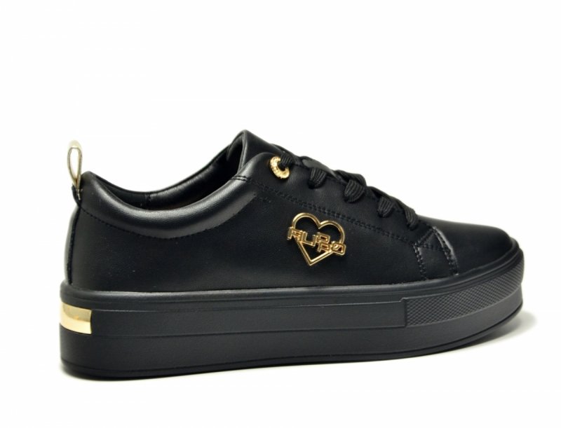 Półbuty sneakersy 37 skóra FILIPPO 3533 czarne skórzane 