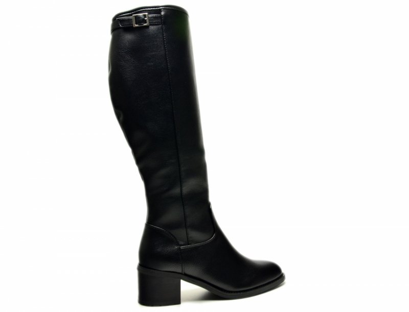 Kozaki 40 VINCEZA 58589 czarne damskie na obcasie