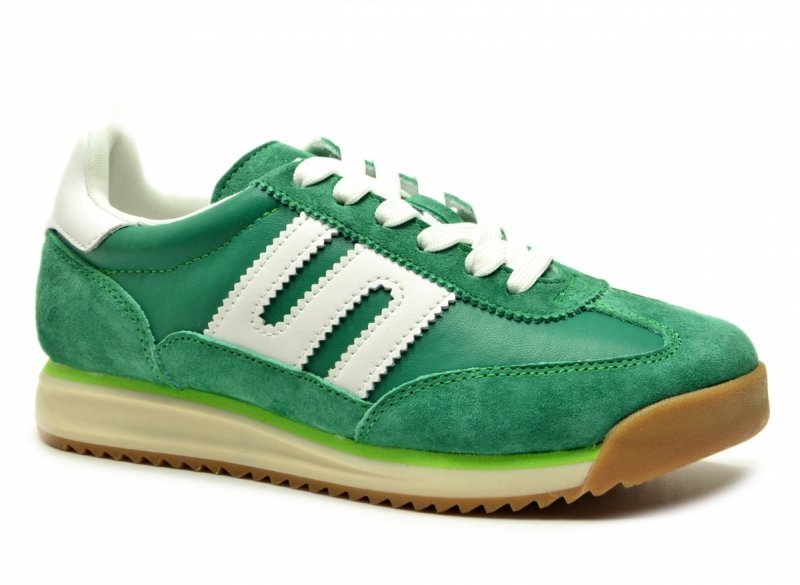 Sneakersy zielone 40 skóra FILIPPO 7686 skórzane półbuty