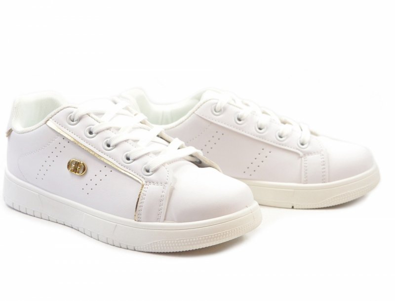 Półbuty sneakersy 38 POTOCKI 01301 białe