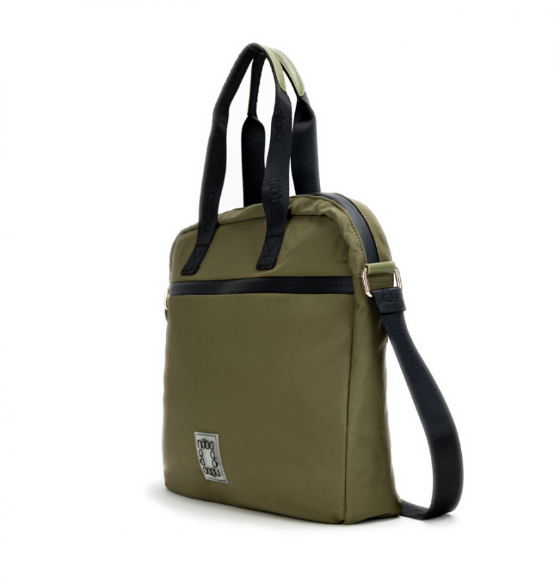 TOREBKA damska NOBO BAGU230-K009 zielona na laptopa
