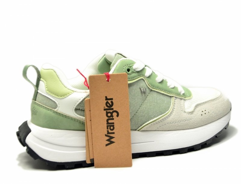 Sneakersy WRANGLER BONNIE 37 półbuty sportowe damskie białe zielone