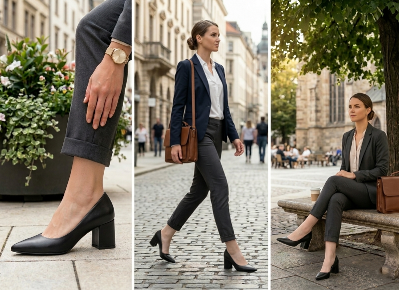 Czółenka czarne 39 skórzane BOTTERO 354901 skóra damskie