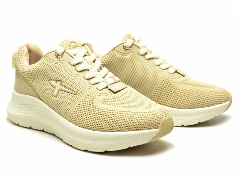 Sneakersy 37 TAMARIS 83728 półbuty sportowe beżowe duo-tex beż