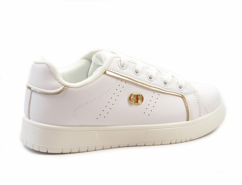 Półbuty sneakersy 38 POTOCKI 01301 białe
