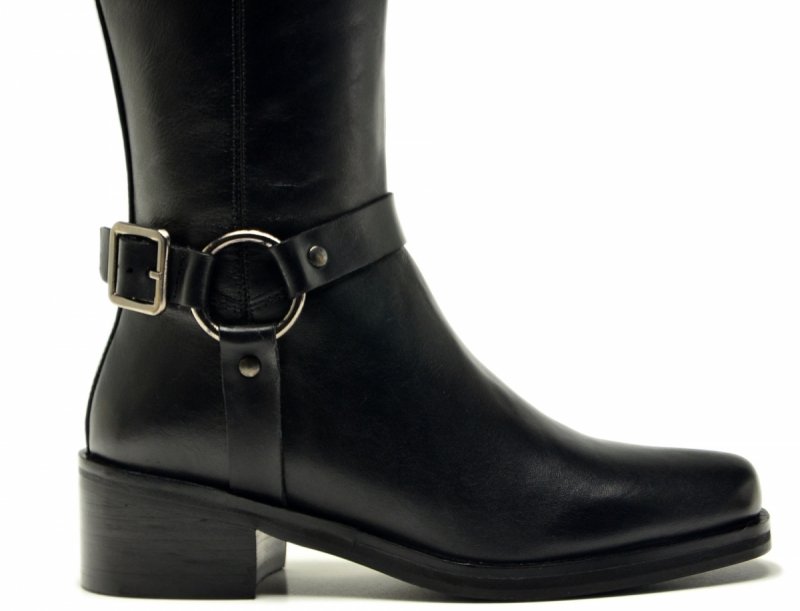 Kozaki 41 skóra czarne skórzane 852 damskie JORGE OLIVEIRA