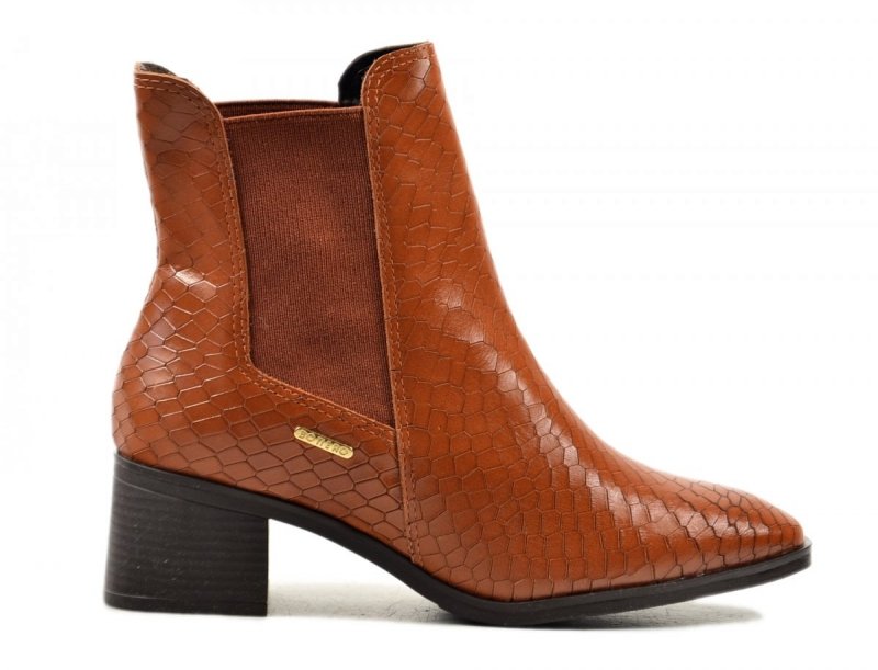 Botki 39 BOTTERO 336001 skóra camel brąz
