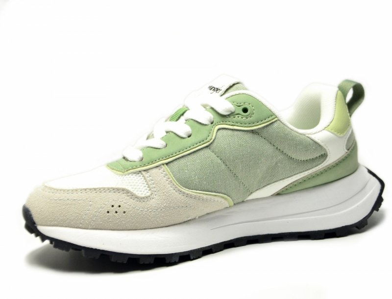 Sneakersy WRANGLER BONNIE 36 półbuty sportowe damskie białe zielone
