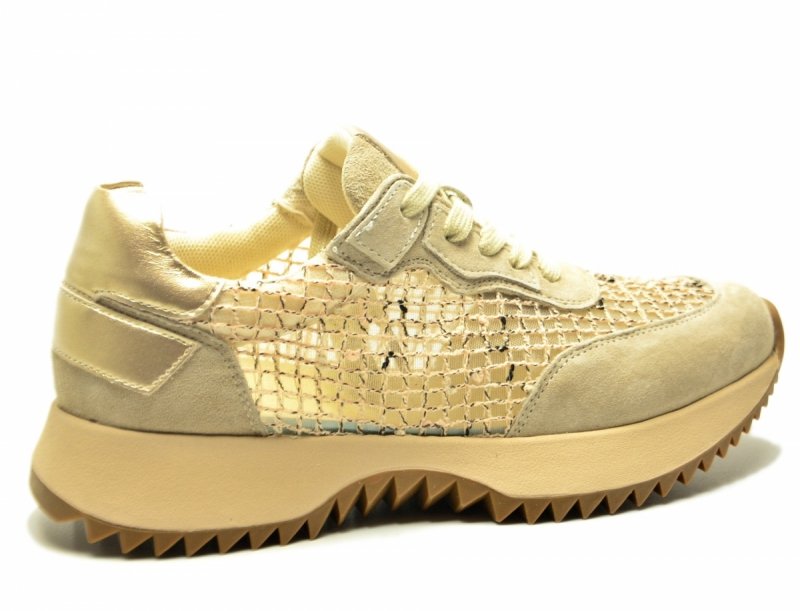 Półbuty sneakersy 38 skóra FILIPPO 7707 beżowe skórzane beż