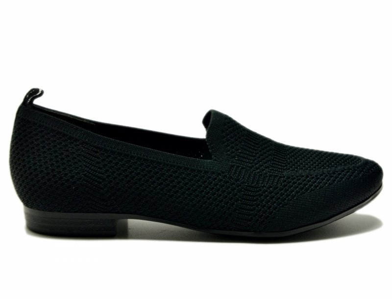 Półbuty mokasyny baleriny 38 JANA 24266 czarne