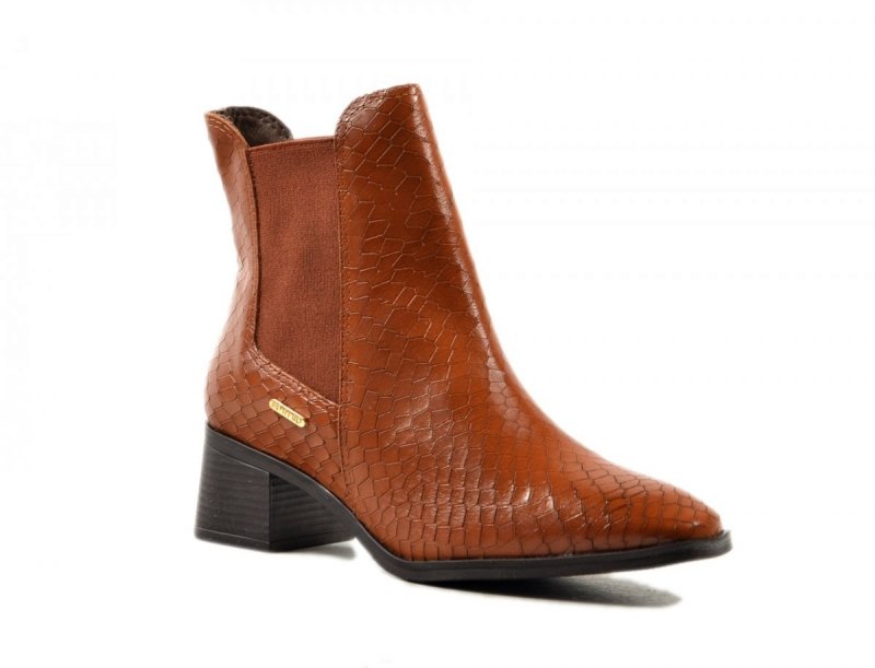 Botki 41 BOTTERO 336001 skóra camel brąz