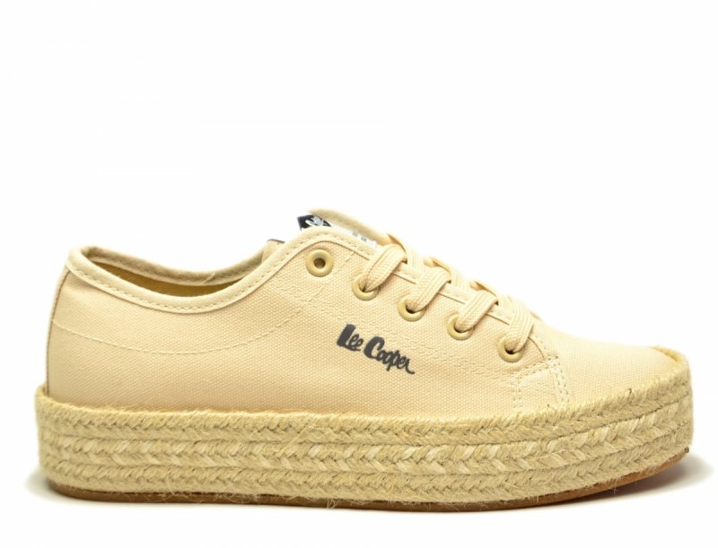 Półbuty espadryle 41 trampki LEE COOPER beżowe 3215 beż