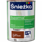 Śnieżka Olejna ORZECH ŚREDNI MAT RAL8002 0,8L Supermal farba olejno-ftalowa drewna metalu emalia