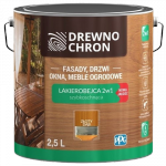 Drewnochron 2w1 Lakierobejca DĄB ZŁOTY 2,5L do drewna szybkoschnąca wodna wewnętrzna zewnętrzna podbitki altanki