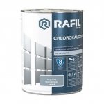 Rafil Chlorokauczuk 0,9L Szary Ciemny RAL7046 szara farba metalu betonu emalia chlorokauczukowa