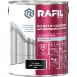 Rafil 3L Bram Ogrodzeń Czarny RAL9005 MAT farba ocynk stal aluminium bramy ogrodzenia do Głęboki