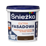 Śnieżka Farba Fasadowa 1L BRĄZ-OWY elewacyjna zewnętrzna Do Fasad i Elewacji Akrylowa extra fasada 