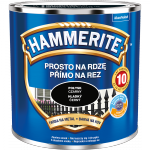 Hammerite Na Rdzę 0,25L CZARNY POŁYSK hamerite farba szybkoschnąca antykorozyjna gruntoemalia czarna