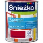 Śnieżka Emalia Akrylowa 0,8L CZERWONY A415 POŁYSK JEDWABISTY Farba Supermal