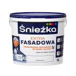 Śnieżka Farba Fasadowa 5L BIAŁA elewacyjna zewnętrzna Do Fasad i Elewacji Akrylowa extra fasada 