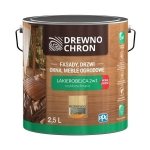Drewnochron 2w1 Lakierobejca BEZBARWNY 2,5L do drewna szybkoschnąca wodna wewnętrzna zewnętrzna podbitki altanki