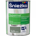 Śnieżka Olejna POPIELATY RAL7023 szara 0,8L Supermal farba olejno-ftalowa drewna metalu emalia połysk