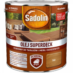 Sadolin Superdeck olej 2,5L DĄB do drewna tarasów mebli ogrodowych mat