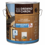 Drewnochron BIAŁY 9L Impregnat Extra do drewna powłokotwórczy płotów altan elewacji