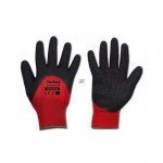 Rękawice Ochronne Robocze Lateks Porowaty 9 RED L rękawiczki