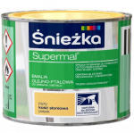 Śnieżka Olejna KOŚĆ SŁONIOWA F570 0,2L Supermal farba olejno-ftalowa drewna metalu emalia połysk