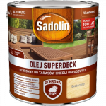 Sadolin Superdeck olej 2,5L BEZBARWNY 1 do drewna tarasów mebli ogrodowych mat