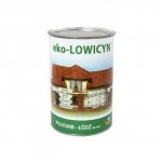 EKO-Lowicyn 1L RAL9005 CZARNY PÓŁMAT farba na dach do stali aluminium tynku betonu PCW Polifarb-Łódź