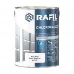 Rafil Chlorokauczuk 5L Biały Alpejski RAL9010 biała farba metalu betonu emalia chlorokauczukowa
