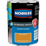 Nobiles olejna 5L ORZECH JASNY Ftalonal farba olejno-ftalowa drewna metalu betonu emalia