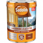 Sadolin Extra lakierobejca 5L MERBAU 40 PÓŁMAT do drewna fasad domków okien drzwi