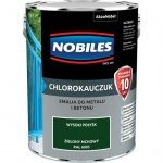 Chlorokauczuk 5L RAL6005 ZIELONY MCHOWY Nobiles farba emalia