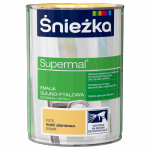 Śnieżka Olejna KOŚĆ SŁONIOWA F570 0,8L Supermal farba olejno-ftalowa drewna metalu emalia połysk