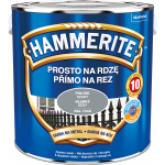 Hammerite Na Rdzę 2,5L SZARY RAL7042 POŁYSK hamerite farba szybkoschnąca antykorozyjna gruntoemalia