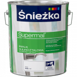 Śnieżka Olejna BIAŁY MAT F100 10L Supermal farba olejno-ftalowa drewna metalu emalia