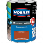 Nobiles olejna 5L ORZECH ŚREDNI Ftalonal farba olejno-ftalowa drewna metalu betonu emalia