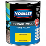 Nobiles olejna 0,7L ŻÓŁTY żółta Ftalonal farba olejno-ftalowa drewna metalu betonu emalia