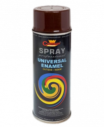 Spray Uniwersalny RAL8016 BRĄZ-OWY 400ml emalia Champion do metalu plastiku drewna gipsu