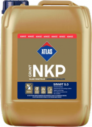 Atlas Grunt NKP 5kg emulsja mleczko do gruntowania szybkoschnący głęboko penetrujący żelowy nie kapie