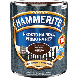 Hammerite Na Rdzę 0,7L BRĄZ-OWY MŁOTKOWY hamerite farba szybkoschnąca antykorozyjna gruntoemalia