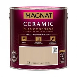 MAGNAT Ceramic 2,5L C8 Spokojny Agat ceramik ceramiczna farba do wnętrz plamoodporna