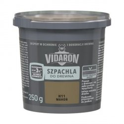 Vidaron Szpachla do Drewna 0,25kg MAHOŃ H11 szpachlówka akrylowa gotowa zawiera terpentynę
