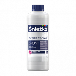 Grunt Szybkoschnący 1L Głęboko Penetrujący Ekspresowy mleczko unigrunt Śnieżka