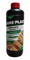 Impregnat konstrukcyjny BRĄZ-OWY 1kg koncentrat 1:9 Drew-Dach Plus Simeplast